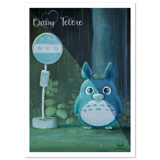 Baby Totoro Print