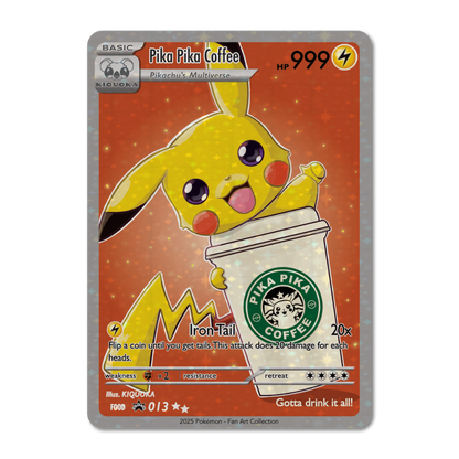 Pika Pika Coffee Trading Card