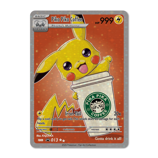 Pika Pika Coffee Trading Card