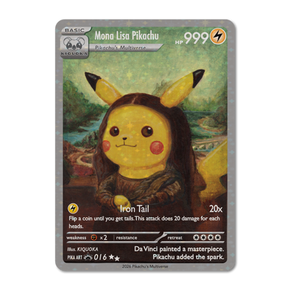 Pika Mona Trading Card