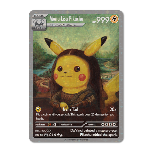 Pika Mona Trading Card