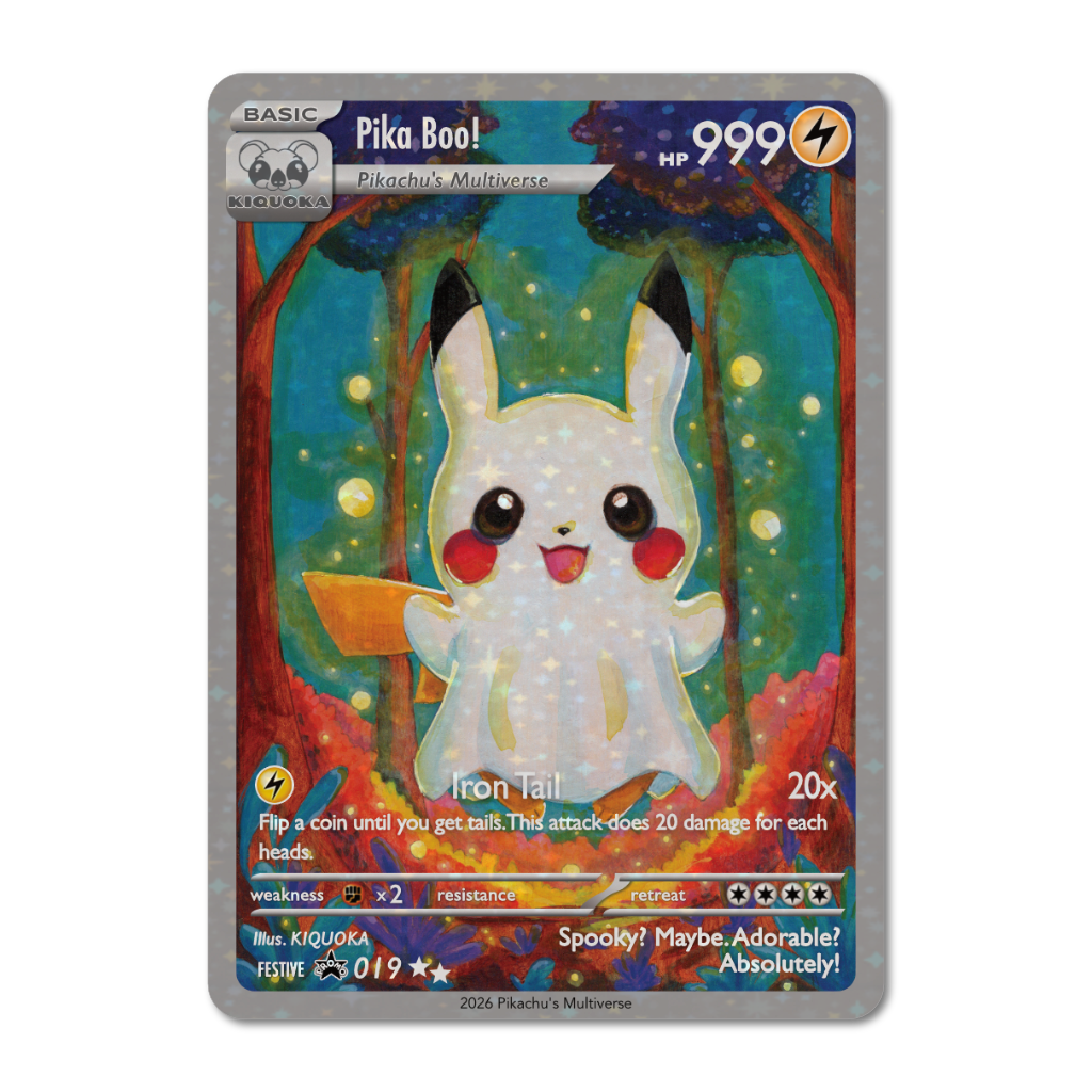Pika Boo! Trading Card