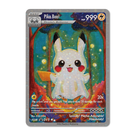 Pika Boo! Trading Card