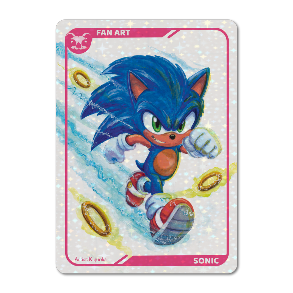 Sonic the Hedgehog Trading Card