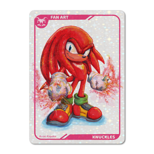 Knuckles the Echidna Trading Card