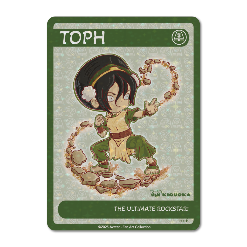 Toph Trading Card
