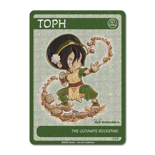 Toph Trading Card